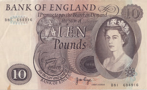 TEN POUNDS BANKNOTE PAGE REF £10 - 48 - £10 Banknotes - Cambridgeshire Coins