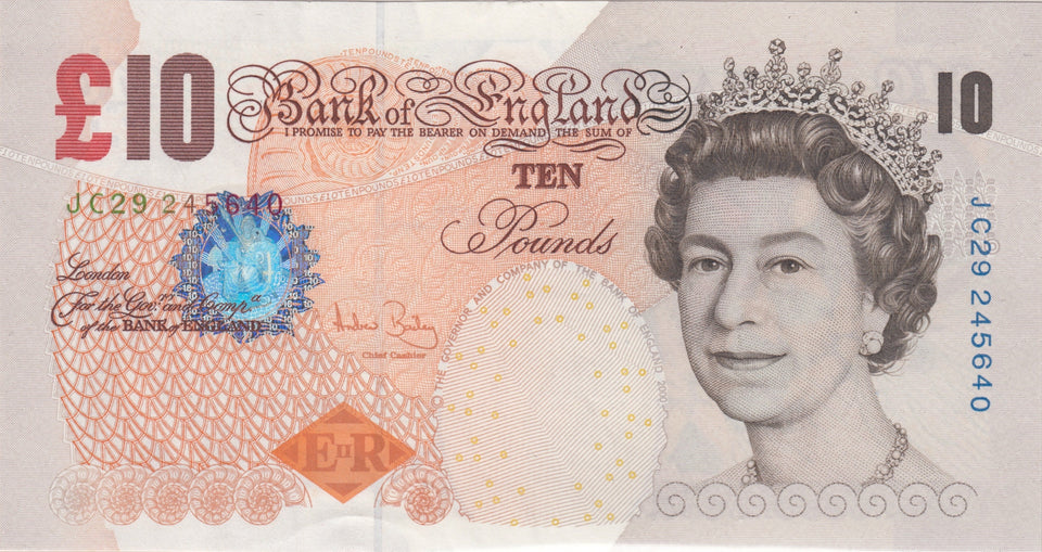 TEN POUNDS BANKNOTE PAGE REF £10 - 49 - £10 Banknotes - Cambridgeshire Coins