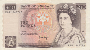 TEN POUNDS BANKNOTE PAGE REF £10 - 82 - £10 Banknotes - Cambridgeshire Coins