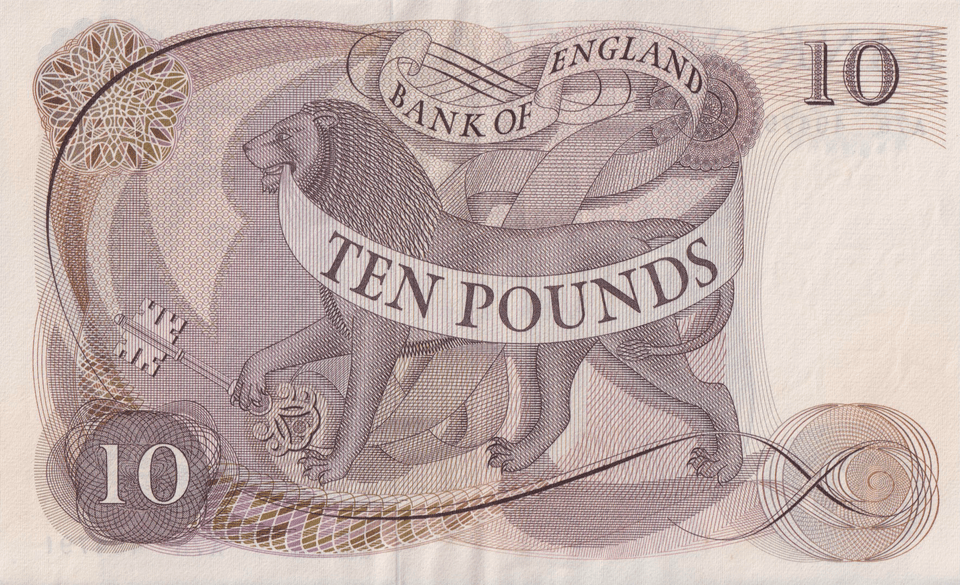 TEN POUNDS BANKNOTE PAGE REF £10-11 ( EF ) - £10 Banknotes - Cambridgeshire Coins