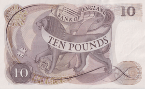 TEN POUNDS BANKNOTE PAGE REF £10-15 ( AUNC ) - £10 Banknotes - Cambridgeshire Coins