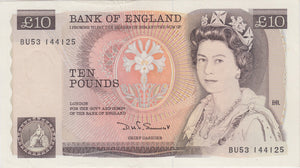 TEN POUNDS BANKNOTE SOMERSET REF £10 - 84 - £10 Banknotes - Cambridgeshire Coins