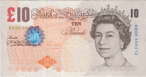 TEN POUNDS BANKNOTE SOMERSET REF £10 - 85 - £10 Banknotes - Cambridgeshire Coins