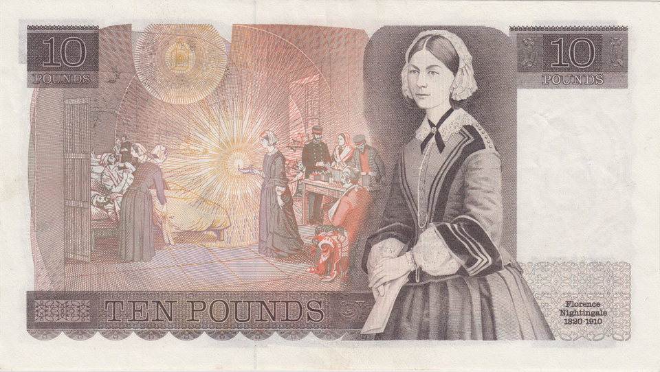 TEN POUNDS BANKNOTE SOMMERSET REF £10-4 - £10 Banknotes - Cambridgeshire Coins
