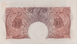 TEN SHILLINGS BANKNOTE BEALE REF SHILL - 62 - 10 SHILLINGS BANKNOTES - Cambridgeshire Coins