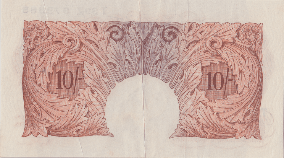 TEN SHILLINGS BANKNOTE BEALE REF SHILL - 65 - 10 SHILLINGS BANKNOTES - Cambridgeshire Coins