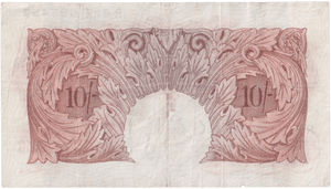 TEN SHILLINGS BANKNOTE BEALE REF SHILL-71 - 10 SHILLINGS BANKNOTES - Cambridgeshire Coins