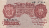 TEN SHILLINGS BANKNOTE HOLLOM REF SHIL - 14 - 10 SHILLINGS BANKNOTES - Cambridgeshire Coins