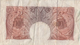 TEN SHILLINGS BANKNOTE O'BRIEN REF SHILL - 1 - 10 SHILLINGS BANKNOTES - Cambridgeshire Coins