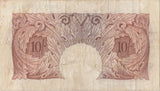 TEN SHILLINGS BANKNOTE O'BRIEN REF SHILL - 4 - 10 SHILLINGS BANKNOTES - Cambridgeshire Coins