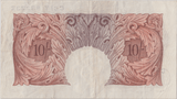 TEN SHILLINGS BANKNOTE O'BRIEN REF SHILL - 44 - 10 SHILLINGS BANKNOTES - Cambridgeshire Coins