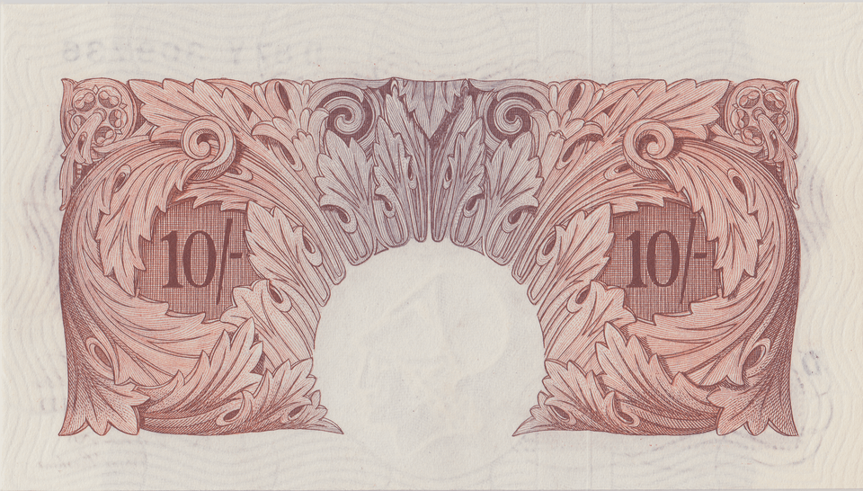 TEN SHILLINGS BANKNOTE O'BRIEN REF SHILL - 57 - 10 SHILLINGS BANKNOTES - Cambridgeshire Coins