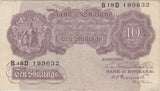 TEN SHILLINGS BANKNOTE PEPPIATT REF SHILL - 31 - 10 SHILLINGS BANKNOTES - Cambridgeshire Coins