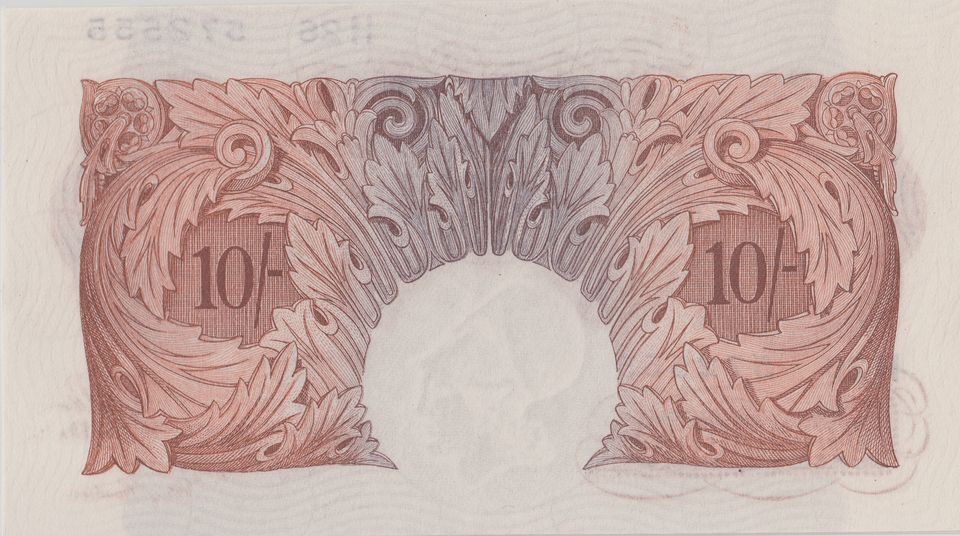 TEN SHILLINGS BANKNOTE PEPPIATT REF SHILL - 42 - 10 SHILLINGS BANKNOTES - Cambridgeshire Coins