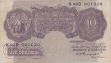 TEN SHILLINGS BANKNOTE PEPPIATT REF SHILL - 45 - 10 SHILLINGS BANKNOTES - Cambridgeshire Coins