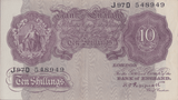 TEN SHILLINGS BANKNOTE PEPPIATT REF SHILL - 48 - 10 SHILLINGS BANKNOTES - Cambridgeshire Coins