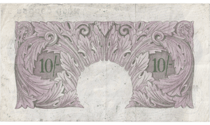 TEN SHILLINGS BANKNOTE PEPPIATT REF SHILL-72 - 10 SHILLINGS BANKNOTES - Cambridgeshire Coins