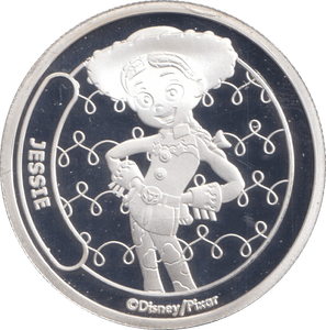 TOY STORY SILVER PLATED JESSIE ( PROOF ) - OTHER TOKENS - Cambridgeshire Coins
