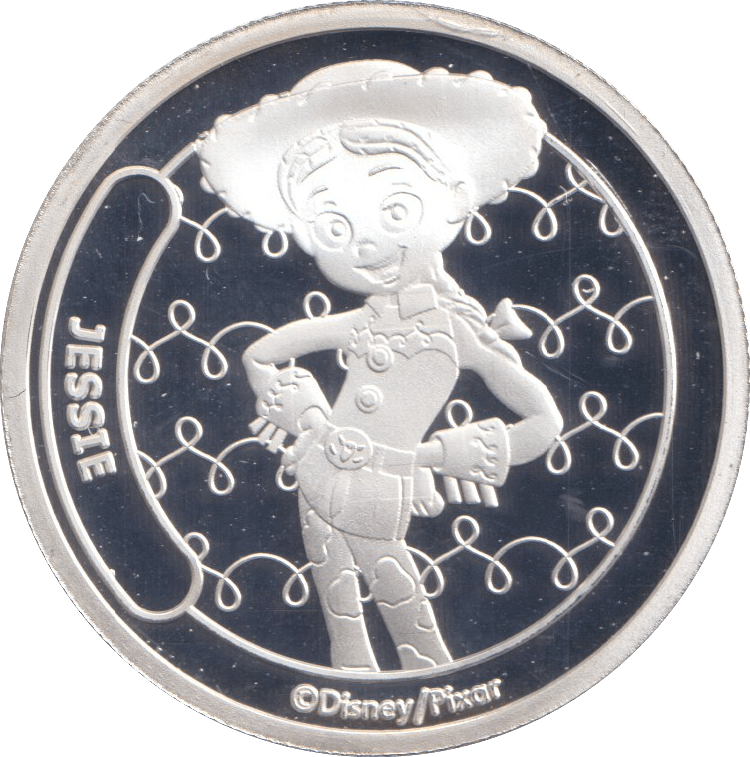 TOY STORY SILVER PLATED JESSIE ( PROOF ) - OTHER TOKENS - Cambridgeshire Coins