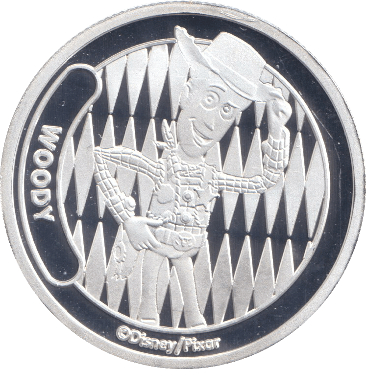 TOY STORY SILVER PLATED WOODY ( PROOF ) - OTHER TOKENS - Cambridgeshire Coins