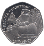 2020 50P FATHER CHRISTMAS ( BU )