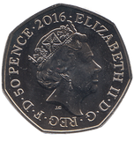 2016 50P JEMIMA PUDDLE DUCK ( BU )
