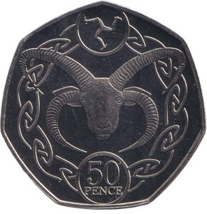2019 FIFTY PENCE GOAT ( BU )