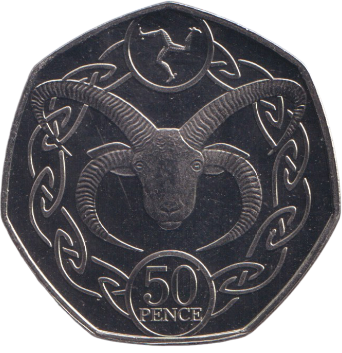 2019 FIFTY PENCE GOAT ( BU )
