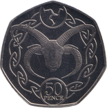 2019 FIFTY PENCE GOAT ( BU )
