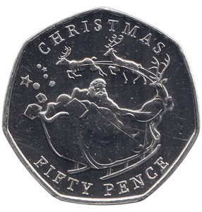 2020 50P CHRISTMAS ( BU )