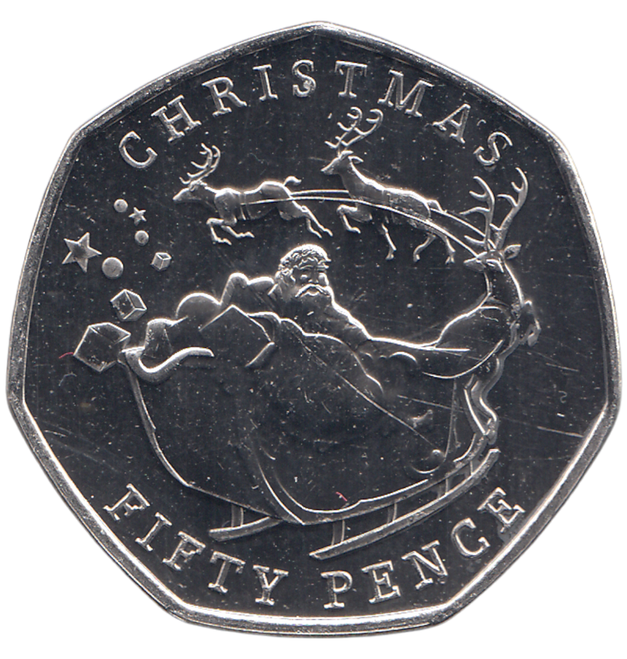 2020 50P CHRISTMAS ( BU )