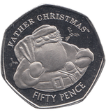 2018 50P FATHER CHRISTMAS ( BU )