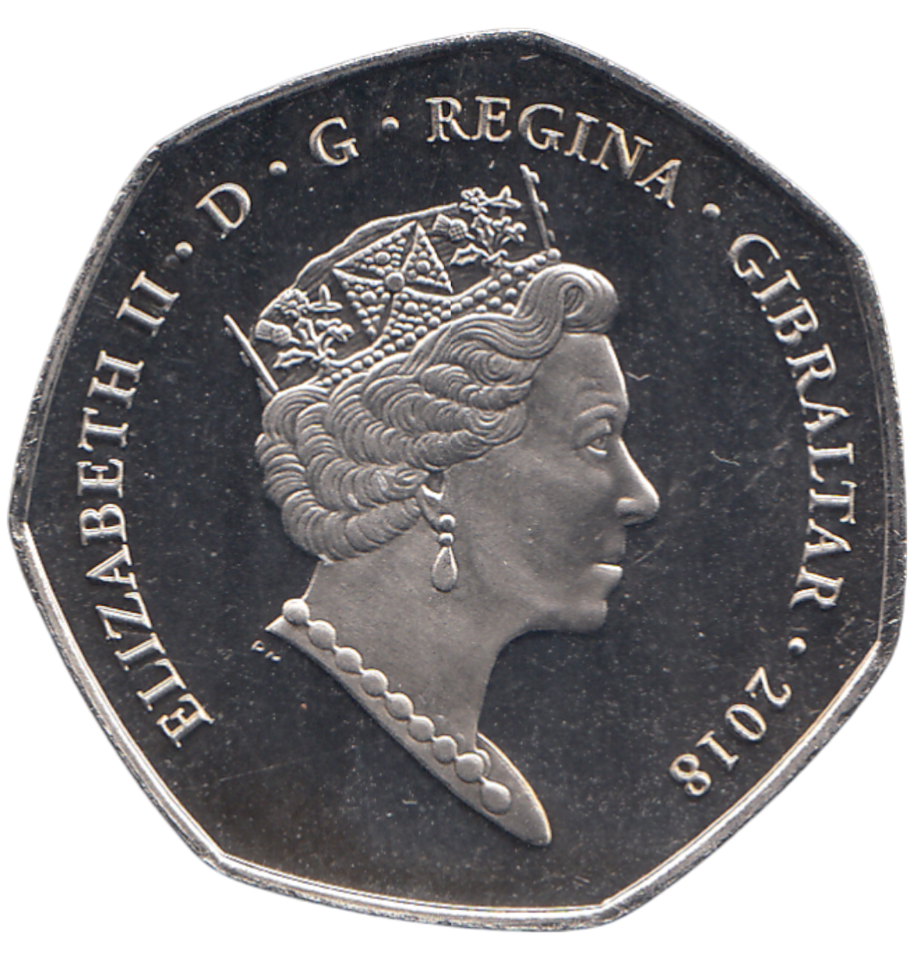 2018 50P FATHER CHRISTMAS ( BU )