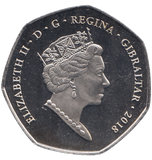 2018 50P FATHER CHRISTMAS ( BU )