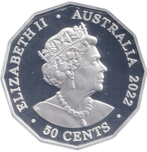 2022 SILVER 50 CENTS AUSTRALIA