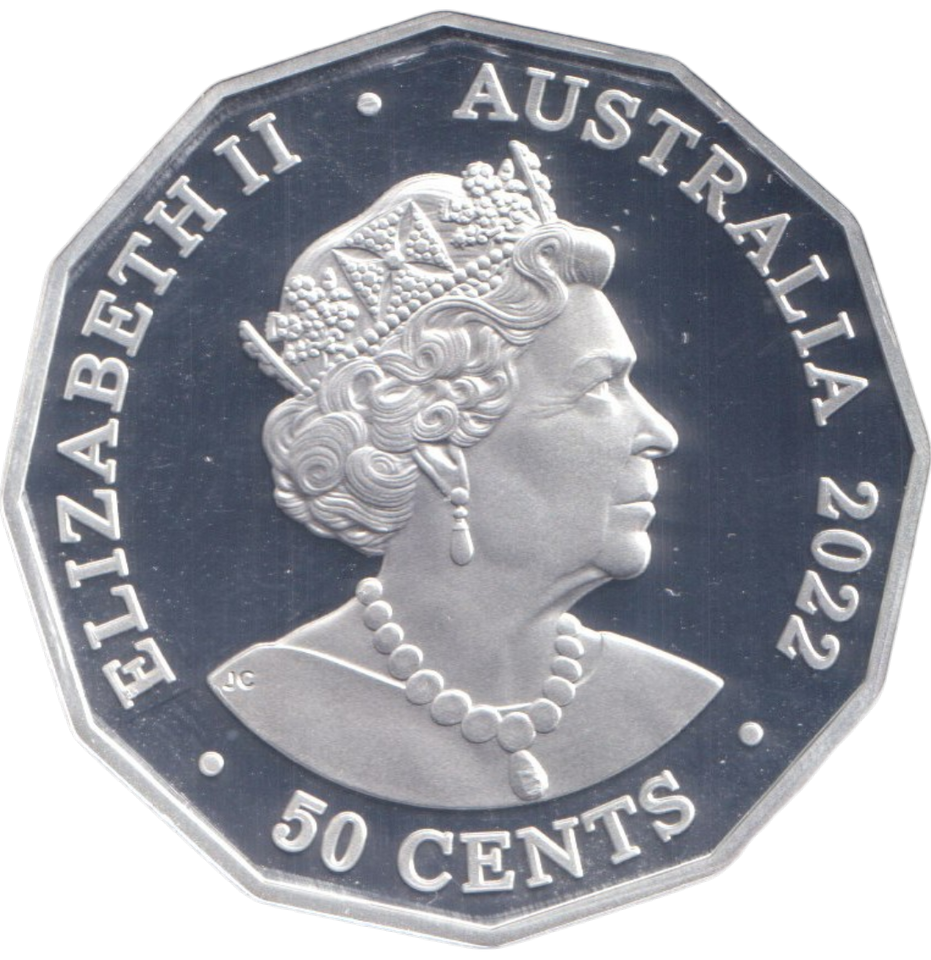 2022 SILVER 50 CENTS AUSTRALIA