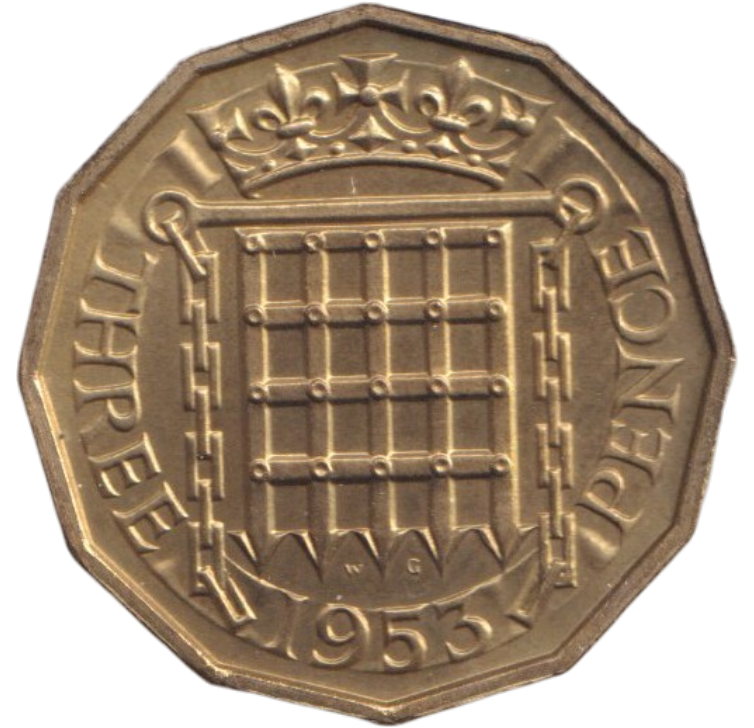 1953 THREEPENCE ( PROOF )