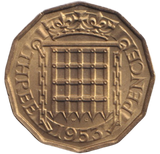 1953 THREEPENCE ( BU )