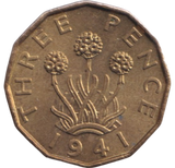 1941 THREEPENCE ( BU )