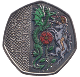 2026 50P ST GEORGE OF ENGLAND BAILIWICK OF GUERNSEY ( BU )