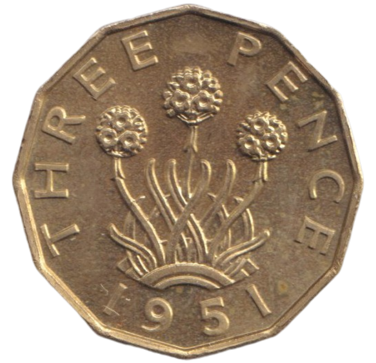 1951 THREEPENCE ( PROOF )