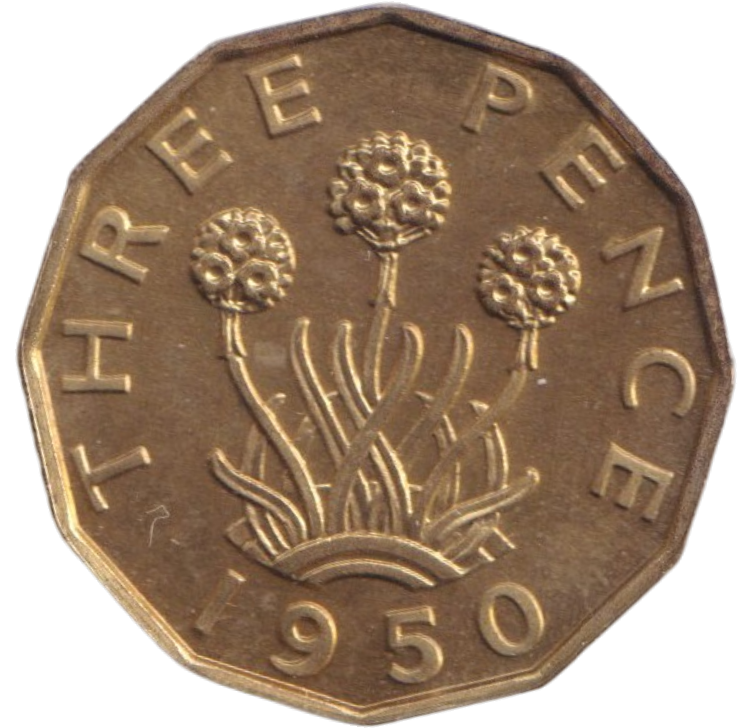 1950 THREEPENCE ( PROOF )