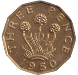 1950 THREEPENCE ( PROOF )