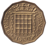 1960 THREEPENCE ( BU )