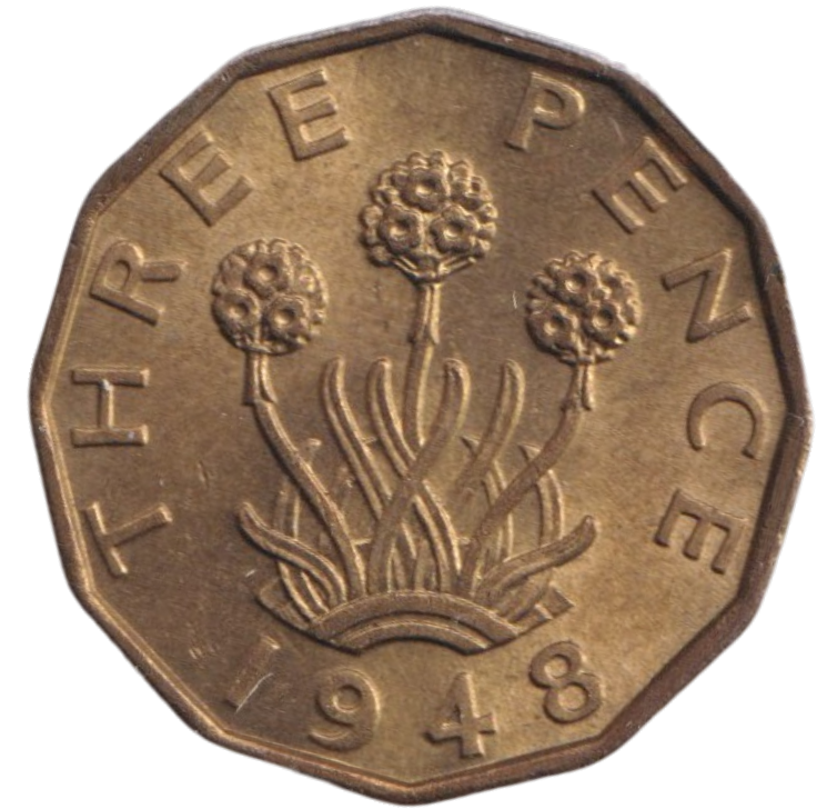 1948 THREEPENCE ( BU )