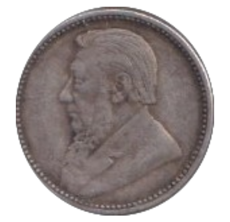 1897 SILVER SOUTH AFRICA SIX PENCE