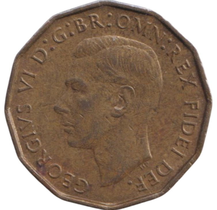 1949 THREEPENCE ( AUNC )