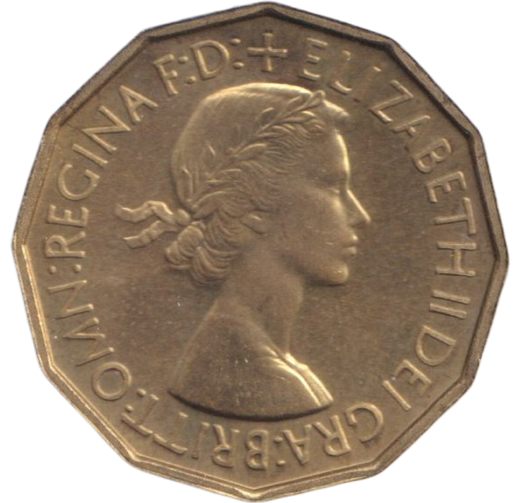 1953 THREEPENCE ( PROOF )