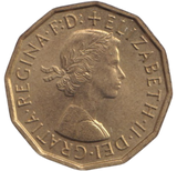 1966 THREEPENCE ( BU )