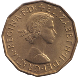 1958 THREEPENCE ( BU )